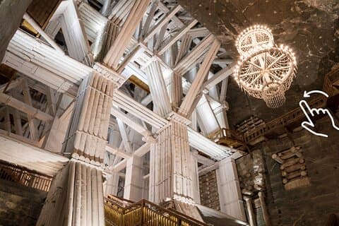Tour guidato della miniera di sale di Wieliczka con trasferimenti in hotel