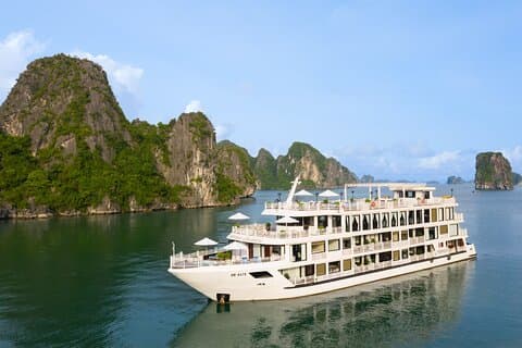 Bästa lyxkryssningen Hermes till Halong Bay 2 dagar 1 natt från HANOI