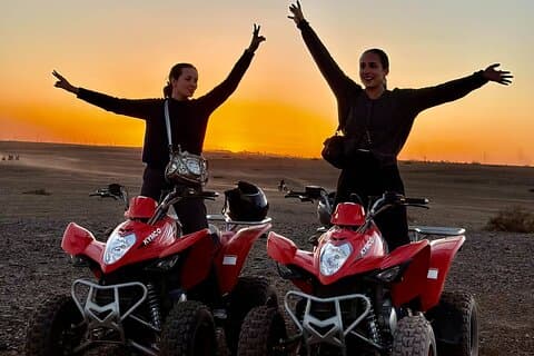 Marrakech : Excursion en Quad dans la Palmeraie et désert jbilet