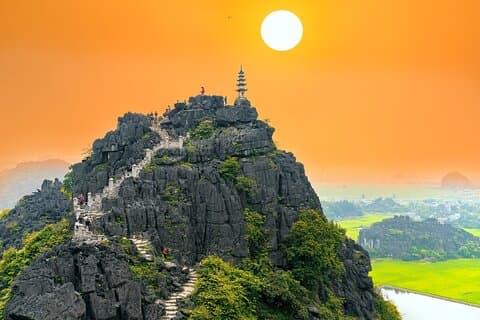 Ninh Binh-dagstur fra Hanoi med Tam Coc eller Trang An & Mua Cave