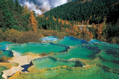 Privé 2-daagse Jiuzhaigou en Huanglong-tour met de trein vanuit Chengdu