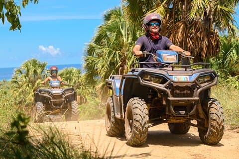 República Dominicana ATV ou Buggy Tour : Rural e Praia