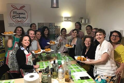 Traditional Sicilian cooking class & lunch with Mamma in Palermo
