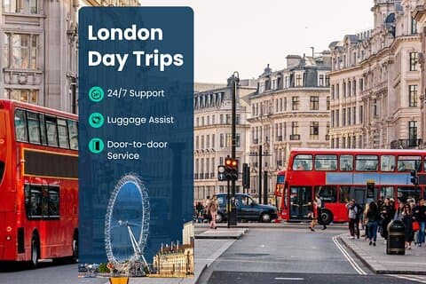 London Private Day Trip - carro com o motorista a pedido