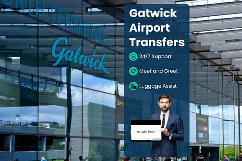 Taxi del aeropuerto de Gatwick: traslado privado hacia/desde Londres
