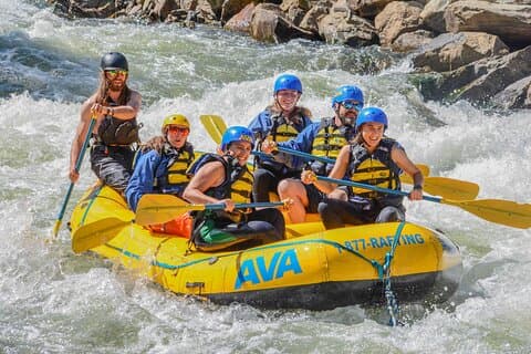 Clear Creek Gold Rush Whitewater Rafting fra Idaho Springs