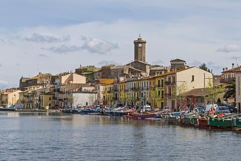 Lac de Bolsena et visite en vélo électrique de la Via Francigena