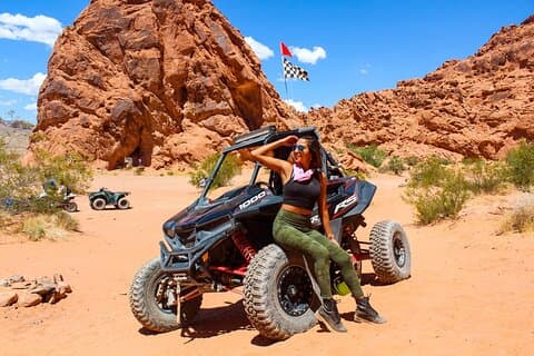 Vallée du Feu 3 heures monoplace UTV plus longue visite à Vegas!