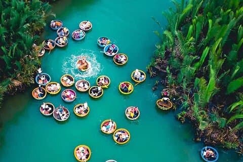 Hoi An Basket Bådtur i Water Coconut Forest