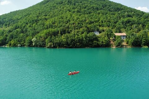 Kayaking on Jablanica Lake