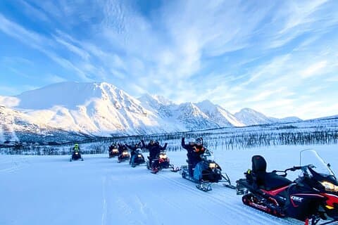 Guided Lyngen Alps Snowmobile Tour From Tromso