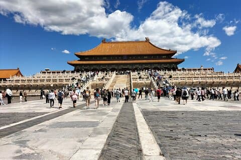 新幹線プライベートツアー：北京天安門広場、紫禁城、万里の長城