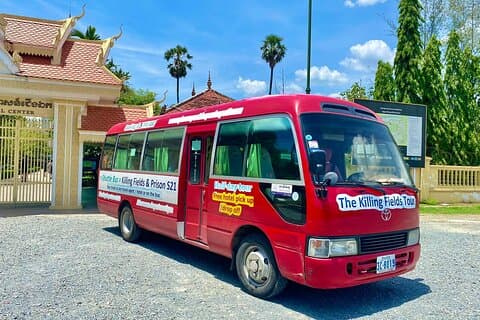Killing Fields en gevangenis S21 Bus Tour