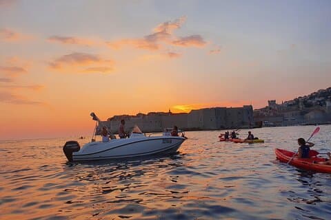 Private Bootstour bei Sonnenuntergang