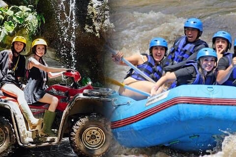 Private Bali ATV Ride Combinação Bali rafting de água branca ubud