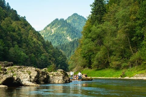 Cracovia: tradizionale rafting sul fiume Dunajec con seggiovia