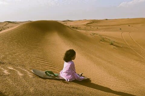 Visite du désert adaptée aux enfants au Qatar