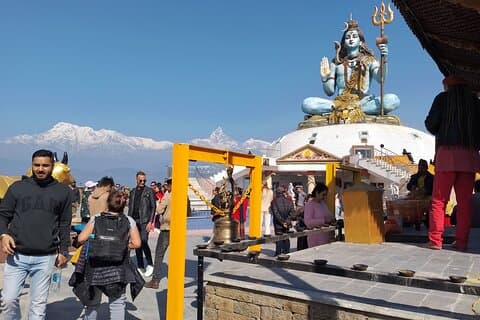 Mahadev Idol og Stupa Tour med privat bil
