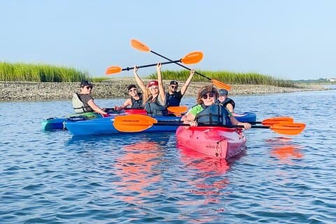 2 1/4 timers privat kajak Hilton Head delfin naturoplevelse