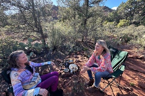 Leitura intuitiva e cura em Sedona