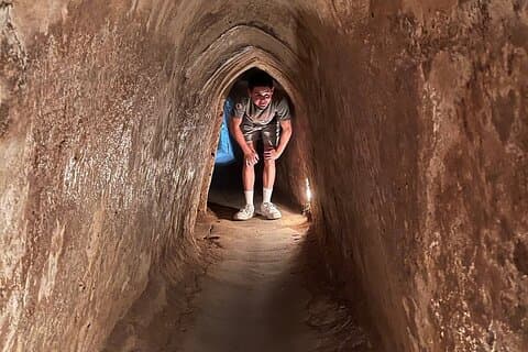 Halbtägige Geschichts- und Abenteuertour durch den Cu Chi Tunnel