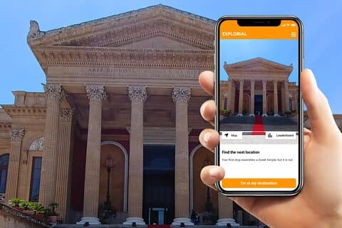 Tour autoguiado de búsqueda del tesoro y lugares de interés de la bahía de Palermo y Kalsa