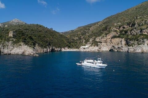 Amalfikysten tur fra Salerno til Positano, med aperitiff og lunsj