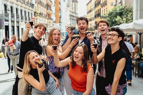 Madrid Food Walking Tour mit Tapas und Wermut