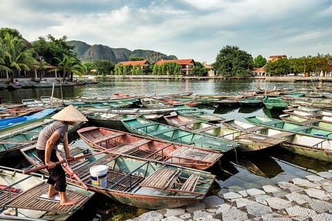 Ninh Binh heldags liten grupp på 9 guidad tur från Hanoi