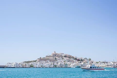 Ibiza Old Town Round Trip Ferry from Santa Eulalia