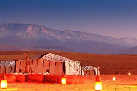 Marrakech Agafay Desert Camel Ride Quad Biking and Dinner