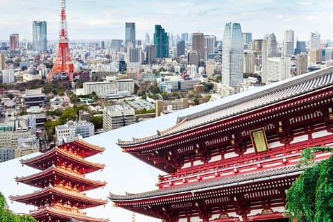 Tokyo 2-dagers privat vandretur med lisensiert guide
