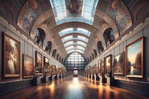 Inngangsbillett til Museum Orsay