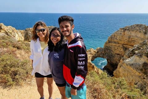 Menige Algarve från Lissabon: Carvoeiro, Benagil-grottorna och Lagos