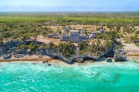 Visite d'une journée complète des ruines de Tulum avec cénotes et tortues de mer en plongée en apnée