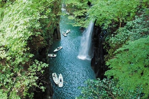 Mt. Aso and Takachiho Gorge 1Day Tour From Nobeoka Sta. Miyazaki