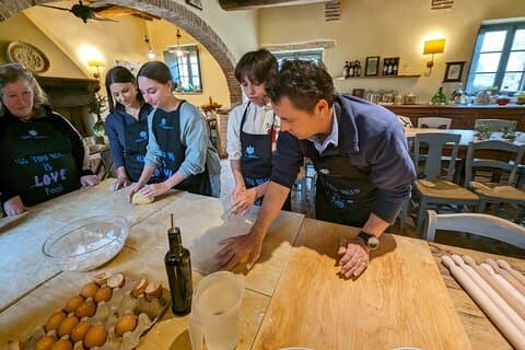 Tuscan Cooking Class of Homemade Pastas and Cantucci Cookies