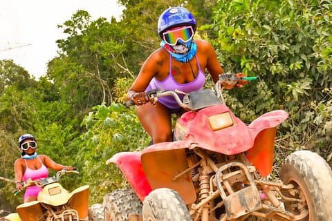 Exciting Day in Tulum Jungle: ATVs, Cenote, Zip lines, Rappel