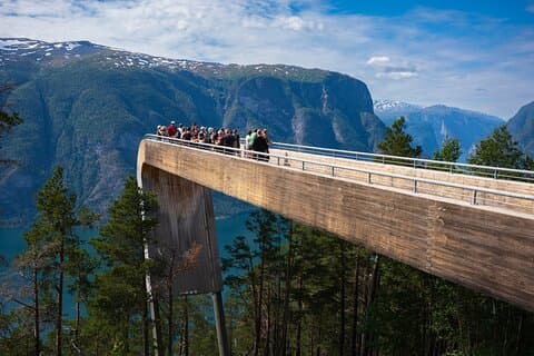 Privétour naar Flam en Stegastein