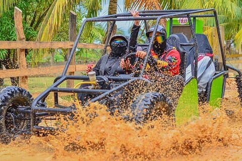 Buggy Adventure med Cenote och Macao Beach från Punta Cana