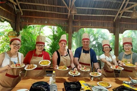 Från DaNang/Hoi An: Marknad, korgbåt och kokkurs i Hoi An