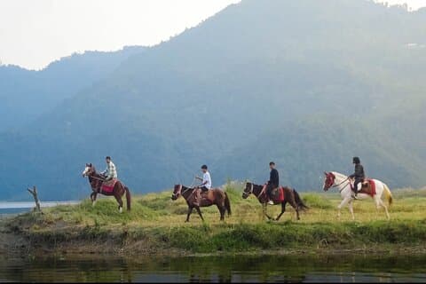 Volledige dag paardrijden naar Sarangkot in Pokhara