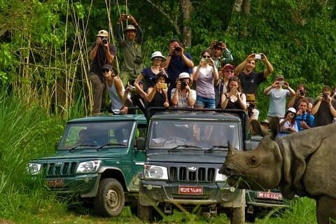 Explore the Wild: Private Jeep Safari in Chitwan National Park"
