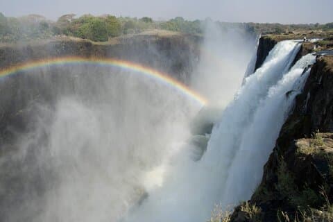 Visite combinée des chutes Zambie côté Zimbabwe et balade en hélicoptère