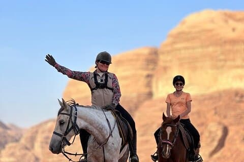 ridning 2 timers tur i Wadi Rum