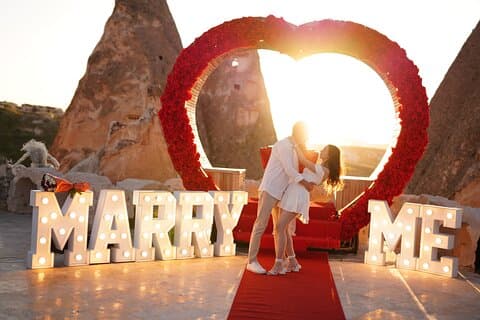 Cappadocia Proposal:Sunrise Balloon or Fairy Chimneys at Sunset