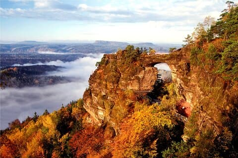 Top Ganztagesabenteuer: Böhmische & Sächsische Schweiz ab Prag