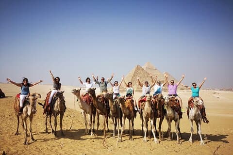 Hurghada : Grand Egyptian Museum & Pyramids in small group