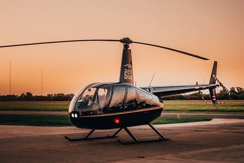 Taufflug mit dem Helikopter über Buenos Aires