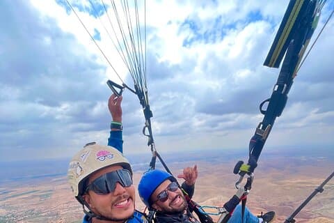 Parapente et balade à dos de chameau près de Marrakech